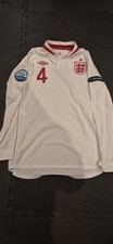 Fußballtrikot England #4 Gerrard, Liverpool, Euro 2012, Umbro
