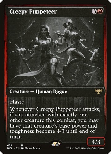 Creepy puppeteer double - puppeteer,