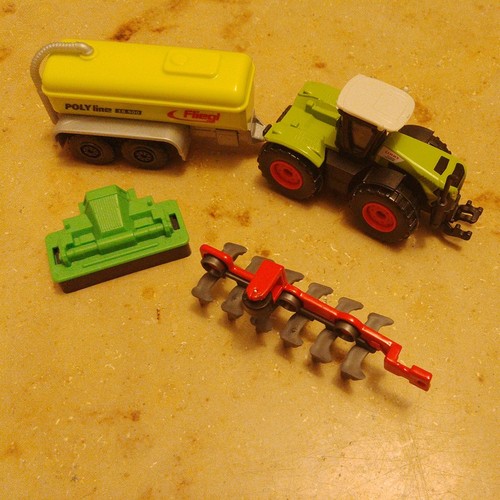 Majorette traktor claas inkl - traktor,