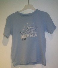 Hellblaues Shirt Kurzarm mit