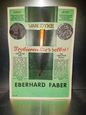 Seltene Eberhard Faber VAN DYKE  Werbung