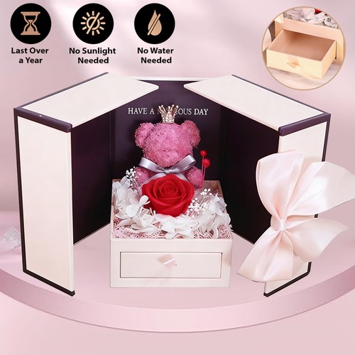 Ewige rose geschenkbox - rose,