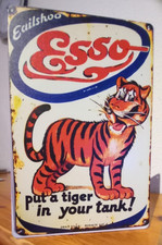 Blechschild alte Esso Werbung