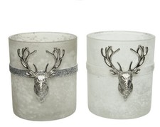 1 Teelichthalter Glas 10cm