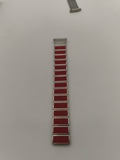 Rowi Fixo Flex Armbanduhr Guter Zustand Rot Silber