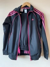 Mädchen Adidas schwarz pink