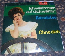 Brenda Lee : Ich will immer auf dich warten,Polydor,7",im Bildcover
