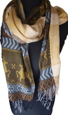 Schal Damen elegant glänzend