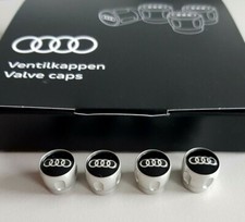 original Audi Zubehör Ventilkappen Kappen für Ventile valve caps Alufelgen