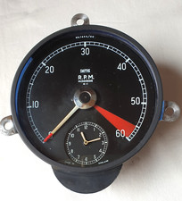Jaguar XK150 Drehzahlmesser mit Zeituhr Uhr sehr gut