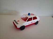 Bruder altes Golf 1 Modell, Notarzt Umbau auf Malteser, 12 cm lang ca. 1:32