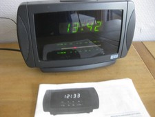 Radiowecker Uhrenradio DENSO Alarm Wecken Displaybeleuch. Sleep Batterie u. 230V