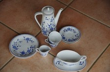 2-er Set Frühstücksgeschirr Seltmann Weiden Isolde altes Modell Bayerisch Blau