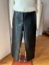 Stella McCartney Kunstlederhose NEU vegan schwarz Gr. 38 M Fakeleder Hose
