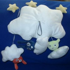 IKEA Mobile Himmelsk supersüß Wolke Sterne Figuren