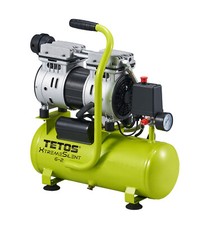 Qteck-Kompressor-TETOS-XtremeSilent-6L-leise-ölfrei-Flüsterkompressor-Druckluft