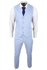 Herren Sommeranzug Weste Hose