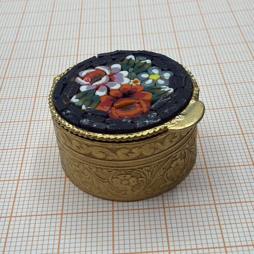 Vintage pillendose millefiori - vintage,