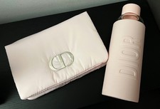 Dior Make Up Bag Kosmetiktasche Trinkflasche Wasserflasche Set