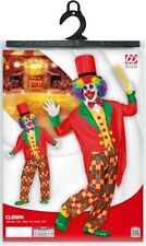 WIDMANN Clown Kostüm Verkleidung Weste Fliege Hose Hut Clownskostüm Anzug Gr XL✅