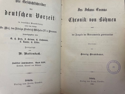 Des dekans cosmas chronik - des,