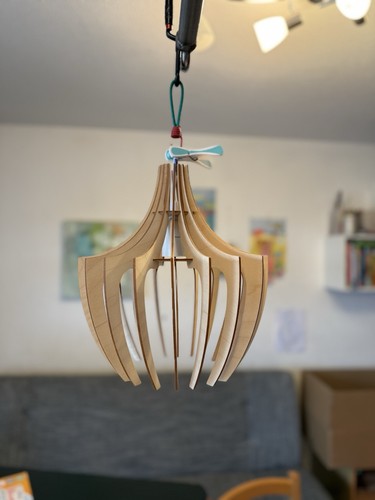 Moderne holz hängelampe - moderne,