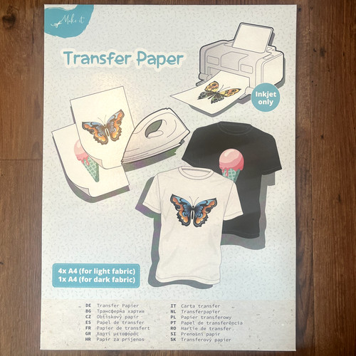 10x transferpapier shirt - 10x, t-shirt