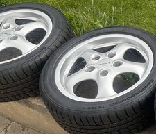 2x Porsche 993 964 996 911 Felgen 7 X 17 ET55 CUP 2 II Leichtbau Wheels Rim Set