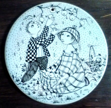 100 Jahre Rosenthal Oktober Paradies Björn Wiinblad Sammelteller Vintage