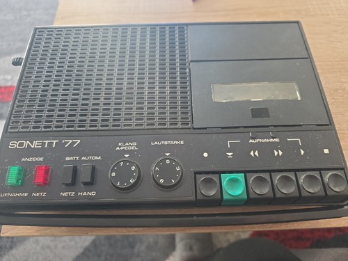 Sonett kassettenrecorder - sonett,