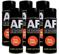 6x RAL Lackspray Autolack