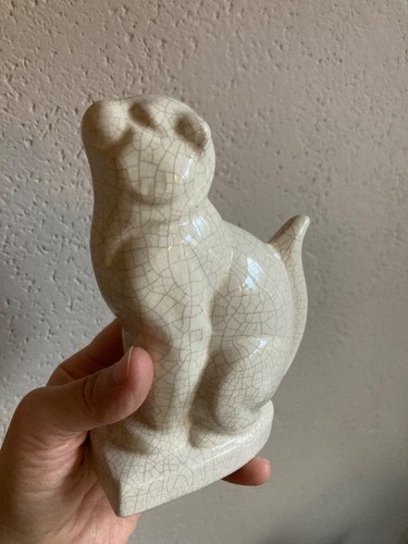 Art deco katze - katze, craquelé