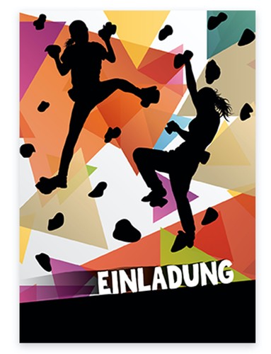 Einladungskarten klettern - 12,