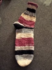 Wollsocken handgestrickt Größe  38/39  Opal  Wolle Neu