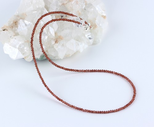Hessonit granat kette - granat,