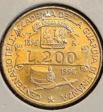 Italien 200 Lire 1996  Academy