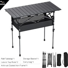 Campingtisch 2 höhenverstellbar Klapptisch Falttisch Gartentisch Picknicktisch