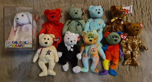 Beanie babies hase - ty, 9x
