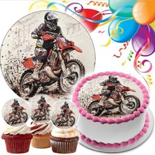 Motocross Tortenaufleger Party