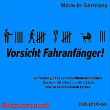 Autoaufkleber Vorsicht Fahranfänger Aufkleber Auto Sticker Strichliste  SC050