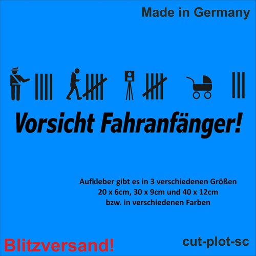 Autoaufkleber vorsicht - autoaufkleber,