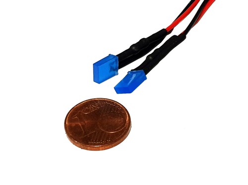 Led rechteckig mit kabel 5x2mm - mit,