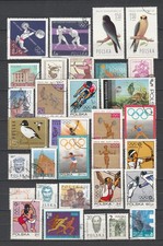 POLEN - KONVOLUT GESTEMPELTE BRIEFMARKEN AUS POLEN