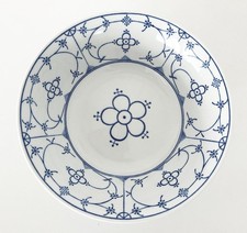 Bareuther Waldsassen Bavaria Germany Servierschüssel Indisch Blau Strohblume