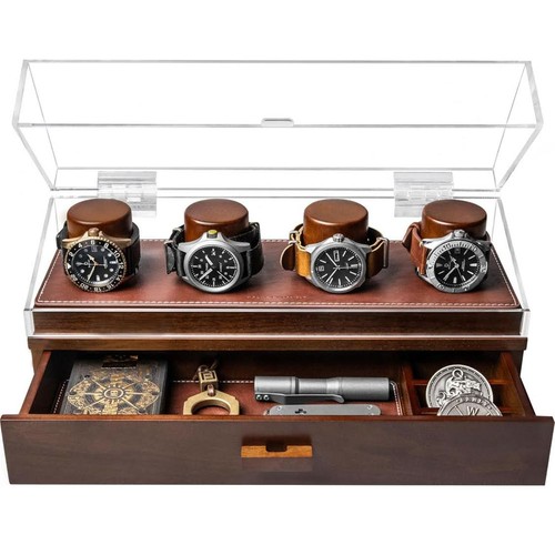Uhrenbox für herren aus - aus, holz