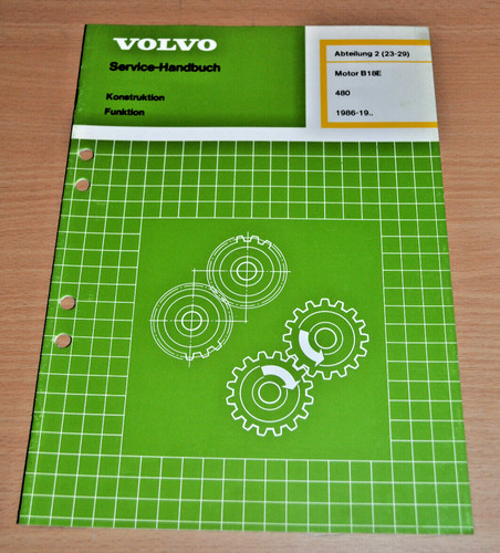 Werkstatthandbuch volvo 480 - volvo,