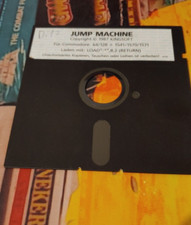 Jump Machine (Kingsoft 1985) Commodore C 64 (Disk) works 8-bit classic game