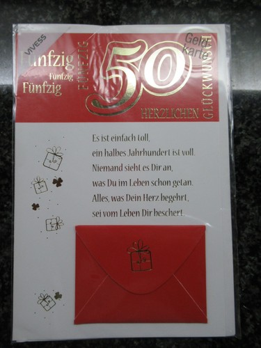 Geburtstagskarte - , 50