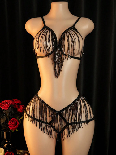Piece sexy lingerie set - 2,