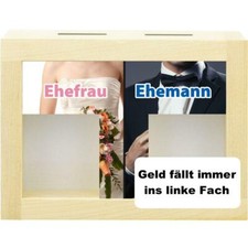 Trend Spardose Ehefrau Ehemann Mann Frau Spardose Holz Hochzeitsgeschenk